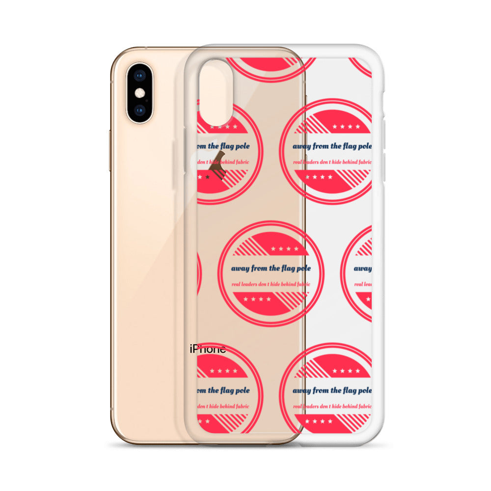 away from the flagpole case